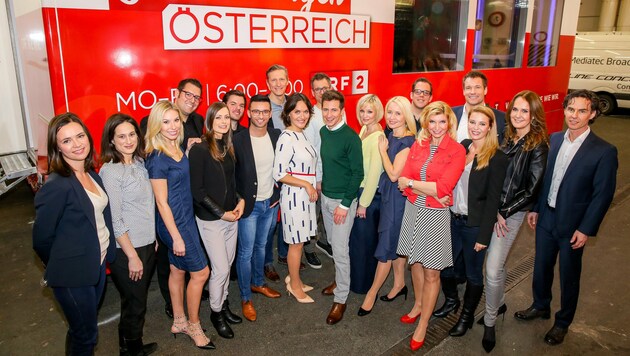 Die Stars des ORF-Frühfernsehens "Guten Morgen Österreich" (Bild: ORF/Milenko Badzic)