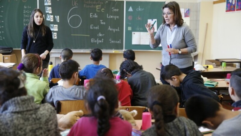 Unterricht in einer Wiener Schulklasse (Bild: Reinhard Holl)