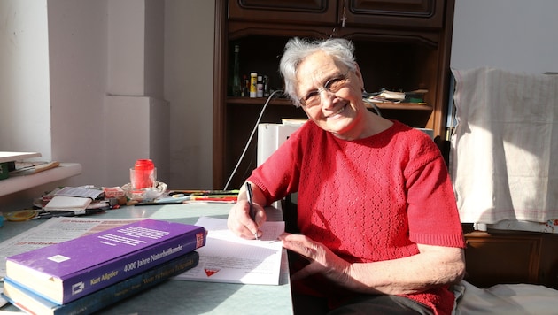 Antonia Hirmke (77) freut sich auf ein neues Leben am Bauernhof. (Bild: Jürgen Radspieler)