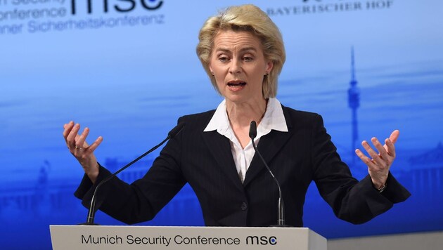 Deutschlands Verteidigungsministerin von der Leyen (Bild: AFP)