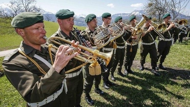 Die Militärkapelle Salzburg wurde fast kaputt gespart. (Bild: Markus Tschepp)