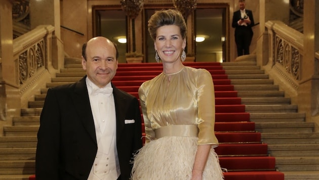 Zum letzten Mal im Einsatz: Desiree Treichl-Stürgkh mit dem Herrn der Staatsoper, Dominique Meyer (Bild: Klemes Groh)