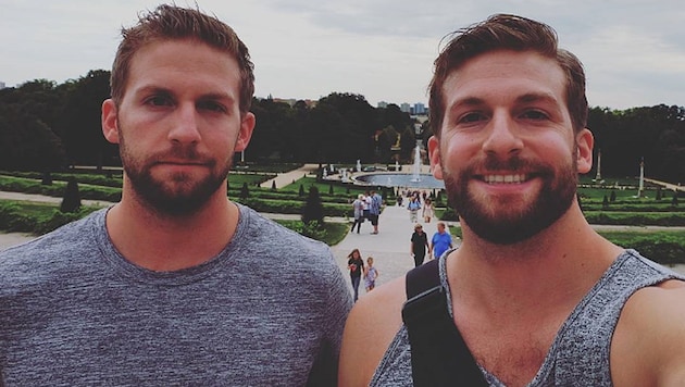 Diese Zwillinge schauen Bradley Cooper zum Verwechseln ähnlich. (Bild: instagram.com/katztwins)