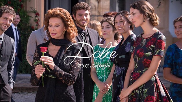 Mit 81 Jahren modelt Sophia Loren für Dolce & Gabbana. (Bild: instagram.com/dolcegabbana)