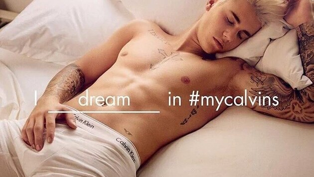Justin Bieber wirbt für Calvin Klein - den Fans gefällt das! (Bild: Calvin Klein)