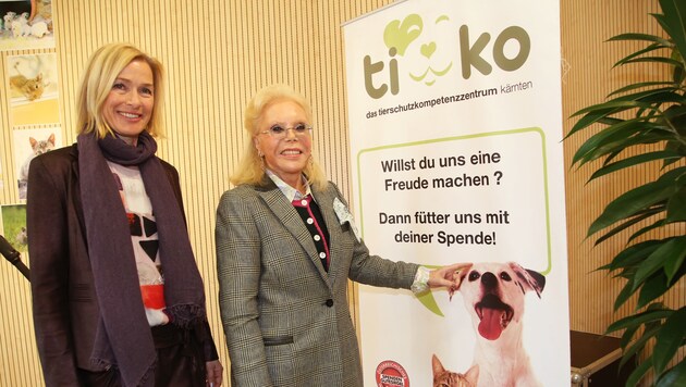 Die Tiko-Geschäftsführerin Tara Geltner sieht mit Heidi Goëss-Horten optimistisch in die Zukunft. (Bild: Uta Rojsek-Wiedergut)