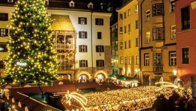 Weihnachtszauber vor dem Goldenen Dachl in Innsbruck (Bild: Advent in Tirol)