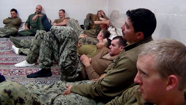Zehn US-Marinesoldaten wurden nach einem Zwischenfall vom Iran wieder freigelassen. (Bild: AP)