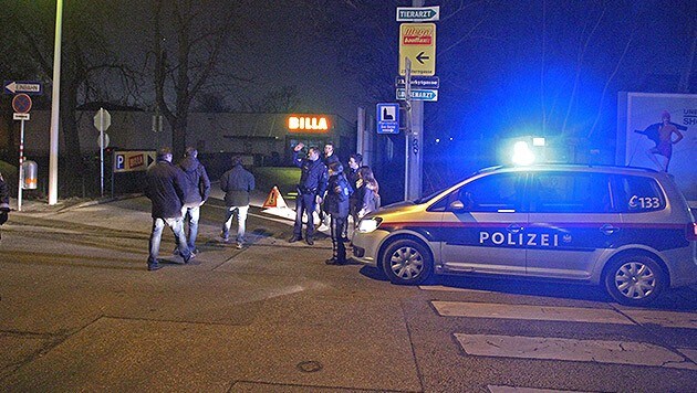 Vor dieser Billa-Filiale in Wien kam es zum blutigen Attentat mit Kopfschuss. (Bild: Andreas Schiel)