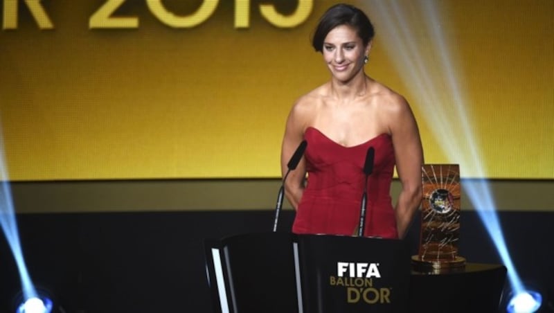 Carli Lloyd, Weltfußballerin 2015 (Bild: AFP or licensors)