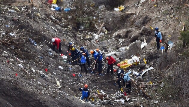 Beim Absturz der Germanwings-Maschine kamen 150 Menschen ums Leben. (Bild: APA/AFP/ANNE-CHRISTINE POUJOULAT)