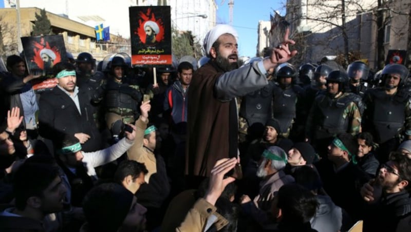 Proteste in Teheran (Bild: AP)