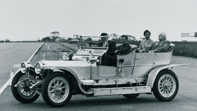 110 Jahre Rolls-Royce mit Silver Shadow und Prinz Charles (Bild: Rolls-Royce)