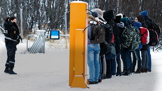 Die norwegische Regierung will ihr Land für Flüchtlinge künftig unattraktiver machen. (Bild: AP)