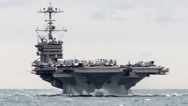 Der US-Flugzeugträger USS Harry S. Truman (Bild: AP)