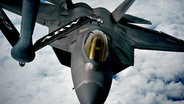 A US F-22 Raptor fighter jet (Bild: US Air Force (Symbolbild))