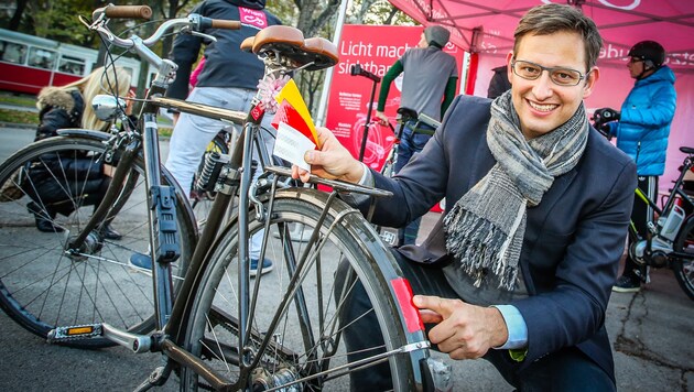 Chefradler Martin Blum will sich 2016 mit dem toten Winkel beschäftigen (Bild: Christian Fürthner/mobilitaetsagentur)