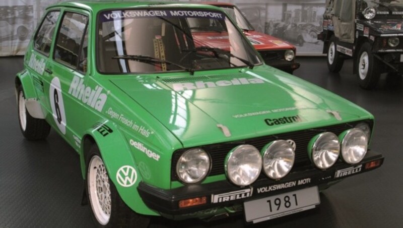 Volkswagen Golf GTI Rheila Golf, Deutscher Rallyemeister 1981 (Bild: Volkswagen)