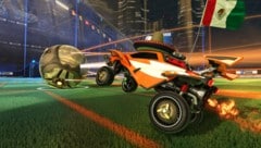 Gespielt wird unter anderem das kurzweilige RC-Auto-Fußballspiel "Rocket League" (Bild: Psyonix)