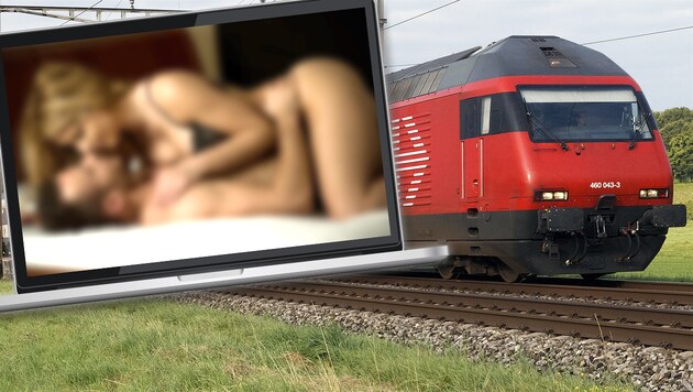 Zwei Mitarbeiter der Schweizer Bahn konsumierten auf ihrem Arbeitsplatz täglich stundenlang Pornos. (Bild: thinkstockphotos.de, SBB)