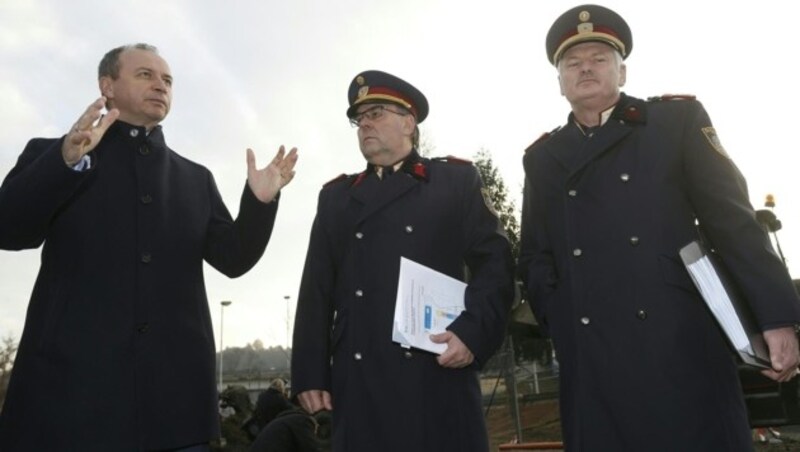 Konrad Kogler, Josef Raich und Josef Klamminger (v.l.n.r.) (Bild: APA/ERWIN SCHERIAU)