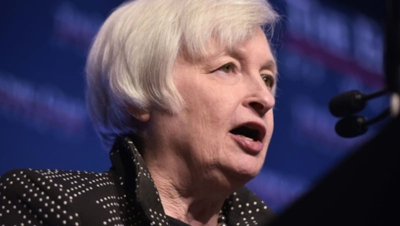 US-Notenbank-Chefin Janet Yellen (Bild: APA/AFP/MANDEL NGAN)