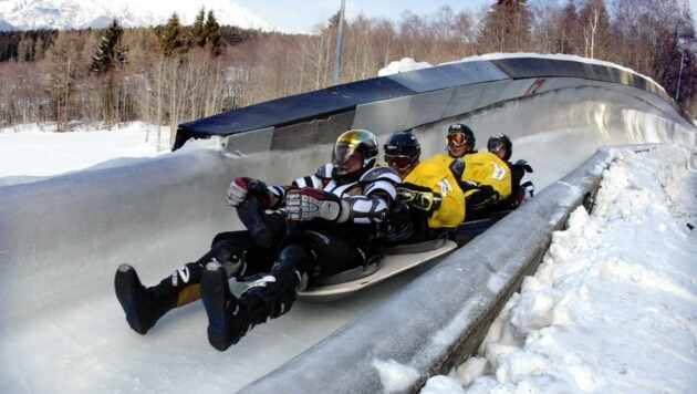 Ende Jänner stürzen sich zehn Teams im Wok den Igler Eiskanal hinunter. (Bild: Christof Birbaumer)