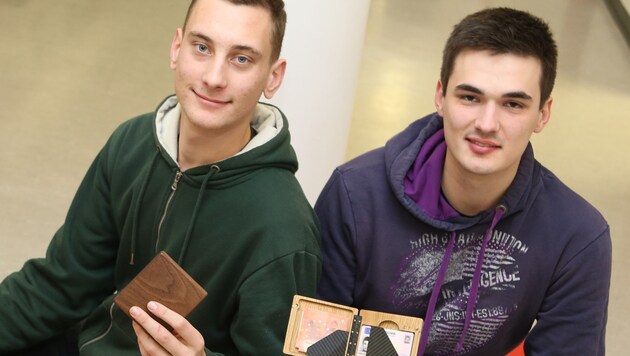 Stephan Wölcher und Dominik Pototschnig sind beide erst 20 Jahre alt. (Bild: Evelyn Hronek)
