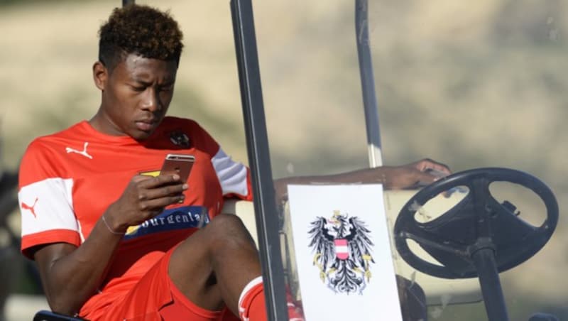 Superstar und Schmähbruder: David Alaba (Bild: APA/ROBERT JAEGER)