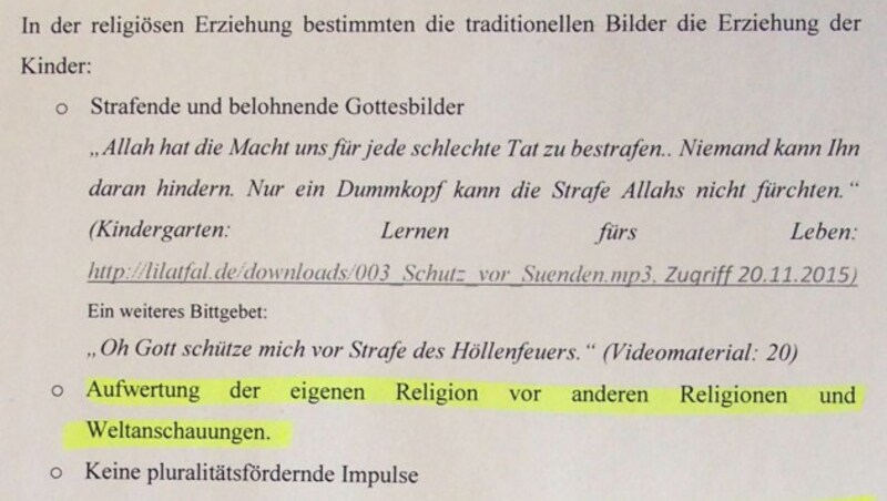 Der Islam wird über andere Religionen gestellt. (Bild: "Krone")