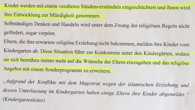 Kinder werden mit "veraltetem Sündenverständnis" eingeschüchtert. (Bild: "Krone")