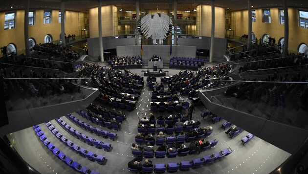 Der deutsche Bundestag (Bild: APA/AFP/TOBIAS SCHWARZ)