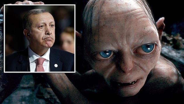 Besteht da tatsächlich eine Ähnlichkeit? Ein türkisches Gericht soll die Frage klären. (Bild: dpa-Film/Warner Bros, AP)
