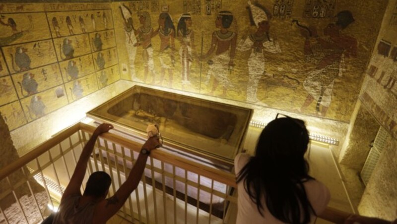 Das Grabmal des Pharaos Tutanchamun (Bild: AP)