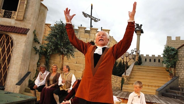 2010 stand Valentin Pagitz voller Leidenschaft auf der Petersberg-Bühne. (Bild: Günther Jagoutz/ Burghofspiele)