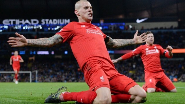 Liverpool-Verteidiger Martin Skrtel beim Bejubeln seines Treffers (Bild: AFP)