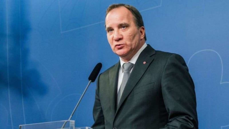 Für Schwedens Premierminister Stefan Löfven sind Trumps Angriffe nichts Neues. (Bild: APA/AFP/Jonathan Nackstrand)