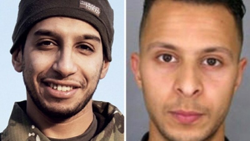 Abdelhamid Abaaoud und Salah Abdeslam (Bild: APA/AFP/ANDREJ ISAKOVIC)