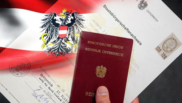 In der türkis-grünen Koalition gibt es derzeit einen Zwist um den Zugang zur österreichischen Staatsbürgerschaft. (Bild: APA/Hans Klaus Techt, thinkstockphotos.de)