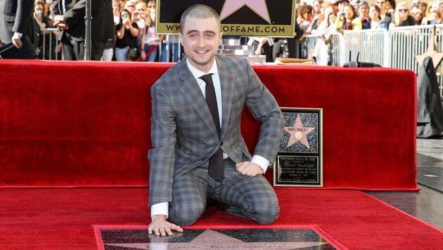 Daniel Radcliffe hat jetzt einen Stern am "Walk of Fame". (Bild: Rich Fury/Invision/AP)