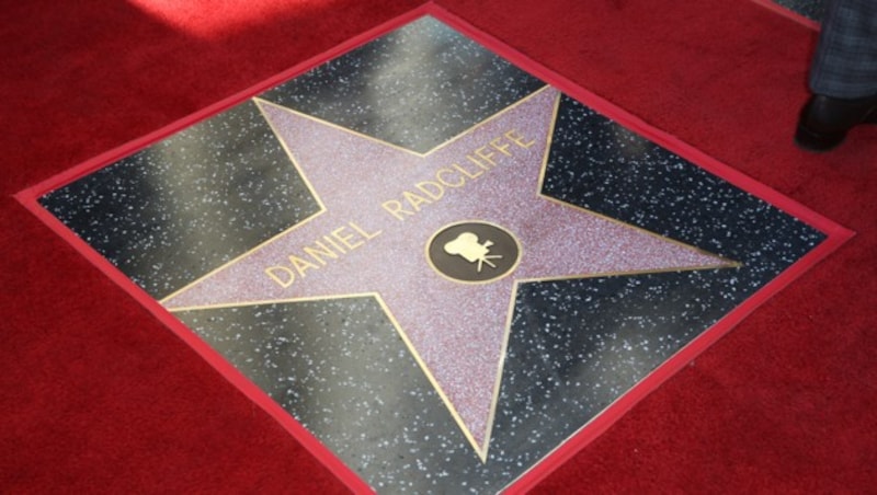 Daniel Radcliffes Stern am "Walk of Fame" (Bild: Rich Fury/Invision/AP)