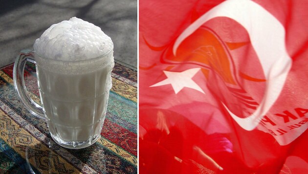 Das Joghurtgetränk Ayran darf in der Türkei nicht beleidigt werden. (Bild: wikipedia.org/Mavigogun, AP)