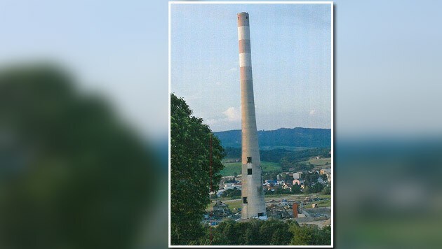 Der "Schiefe Turm von Voitsberg" (Bild: APA/PRIVAT)