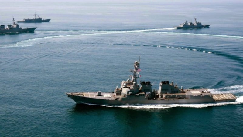 Die USS Lassen wurde nach Clyde Everett Lassen, einem Vietnam-Veteran, benannt. (Bild: APA/EPA/NAVAL AIR CREWMAN EVAN KENNY)