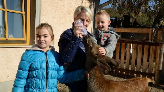 Auch die Kinder aus der Nachbarschaft lieben "Toni" sehr. (Bild: Pressefoto Weber)