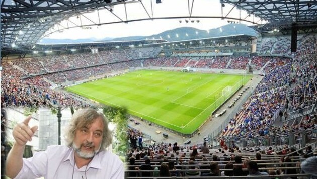 Frank Frey: "Es ist nicht die Schuld der Anrainer, dass das Stadion ein Schwarzbau ist!" (Bild: KK)