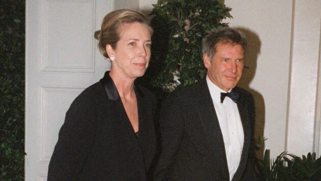 Melissa Mathison und Harrison Ford (Bild: AP)