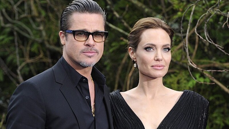 Brad Pitt und Angelina Jolie haben in Frankreich geheiratet. (Bild: APA/EPA/FACUNDO ARRIZABALAGA)