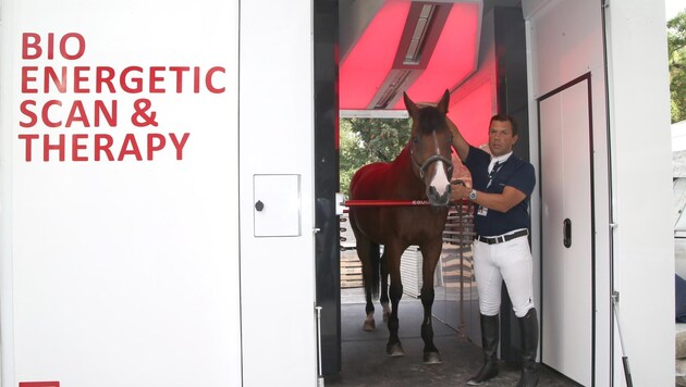 Auch bei der Global Champions-Tour in Wien vertrauten viele ihre hochpreisigen Tiere Equusir an. (Bild: Kristian Bissuti)