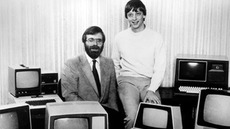 Die Microsoft-Gründer Bill Gates und Paul Allen (Bild: Microsoft)